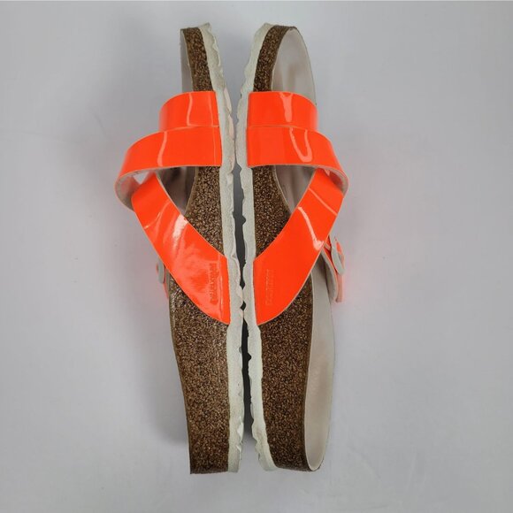 Birkenstock Yao Balance Women's Orange Strap Sandals US Size 8 EU 39 - Picture 6 of 8